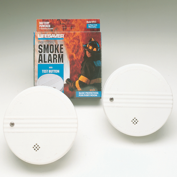 Lifesaver Smoke Alarm, 9V battery included page